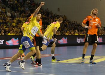 30.11.2014 Vive Tauron Kielce - SUI Kadetten Schaffhausen / Stanisław Blinstrub / Radio Kielce