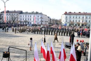 11.11.2014 Obchody Dnia Niepodległości w Kielcach. / Stanisław Blinstrub / Radio Kielce