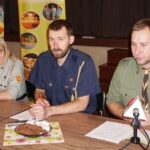 24.11.2014 Chorągiew Kielecka ZHP - od lewej Skarbnik Chorągwi dhna Joanna PAWŁOWSKA Komendant, Chorągwi hm. Tomasz REJMER, rzcznik prasowy Wojciech Pietrzczyk / Stanisław Blinstrub / Radio Kielce