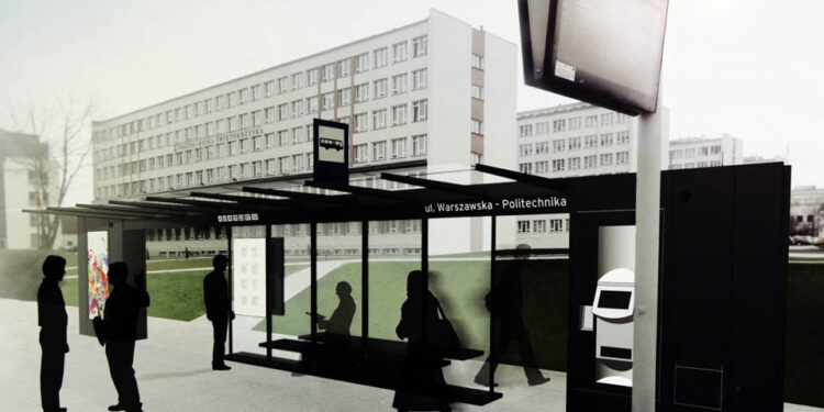 Konkurs na przystanki autobusowe. Projekt pracowni Zdziechowska Walerysiak Architekci - zajął pierwsze miejsce. / rep. Wojciech Habdas / Radio Kielce