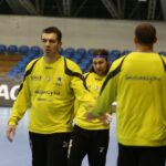 Przedmeczowy trening Vive Tauron Kielce (5 grudnia 2014 r.) / Piotr Michalski / Radio Kielce