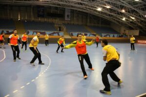 Przedmeczowy trening Vive Tauron Kielce (5 grudnia 2014 r.) / Piotr Michalski / Radio Kielce