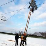 02.12.2014 Ćwiczenia ratowników w Bałtowie / Teresa Czajkowska / Radio Kielce