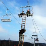 02.12.2014 Ćwiczenia ratowników w Bałtowie / Teresa Czajkowska / Radio Kielce