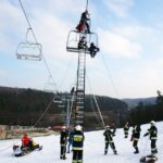 02.12.2014 Ćwiczenia ratowników w Bałtowie / Teresa Czajkowska / Radio Kielce