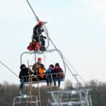 02.12.2014 Ćwiczenia ratowników w Bałtowie / Teresa Czajkowska / Radio Kielce