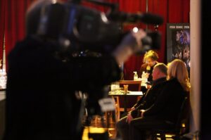 21.12.2014 Debata o Stefanie Żeromskim w Teatrze / Stanisław Blinstrub / Radio Kielce