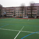 8.12.2014 Kielce. Przy gimnazjum nr 3 w Kielcach oficjalnie otwarto nowe boiska do gry w piłkę ręczną, koszykówkę, siatkówkę oraz tenisa ziemnego. / Kamil Król / Radio Kielce