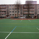 8.12.2014 Kielce. Przy gimnazjum nr 3 w Kielcach oficjalnie otwarto nowe boiska do gry w piłkę ręczną, koszykówkę, siatkówkę oraz tenisa ziemnego. / Kamil Król / Radio Kielce