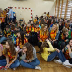 8.12.2014 Kielce. Przy gimnazjum nr 3 w Kielcach oficjalnie otwarto nowe boiska do gry w piłkę ręczną, koszykówkę, siatkówkę oraz tenisa ziemnego. / Kamil Król / Radio Kielce