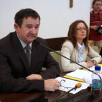 8.12.2014 Kielce. Joanna Winiarska wybrana przewodniczącą Rady Miasta. Do czasu wyłonienia przewodniczącego Rady miasta obrady prowadzili Jan Gierada i Katarzyna Zapała / Kamil Król / Radio Kielce