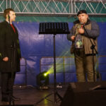 Spotkanie wigilijne na ostrowieckim Rynku / Teresa Czajkowska / Radio Kielce