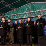 Spotkanie wigilijne na ostrowieckim Rynku / Teresa Czajkowska / Radio Kielce