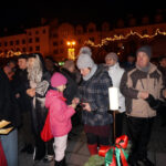 Spotkanie wigilijne na ostrowieckim Rynku / Teresa Czajkowska / Radio Kielce