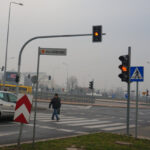 Awaria sygnalizacji świetlnej na skrzyżowaniu Alei Solidarności ze Świętokrzyską / Kamil Król / Radio Kielce