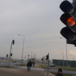 Awaria sygnalizacji świetlnej na skrzyżowaniu Alei Solidarności ze Świętokrzyską / Kamil Król / Radio Kielce