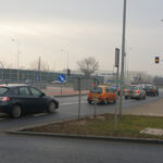 Awaria sygnalizacji świetlnej na skrzyżowaniu Alei Solidarności ze Świętokrzyską / Kamil Król / Radio Kielce