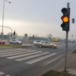 Awaria sygnalizacji świetlnej na skrzyżowaniu Alei Solidarności ze Świętokrzyską / Kamil Król / Radio Kielce