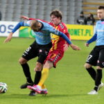 12.12.2014 Kielce. Fragment meczu TMobile Ekstraklasy Korona Kielce - Cracovia. / Krzysztof Żołądek / Radio Kielce