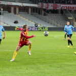 12.12.2014 Kielce. Fragment meczu TMobile Ekstraklasy Korona Kielce - Cracovia. / Krzysztof Żołądek / Radio Kielce