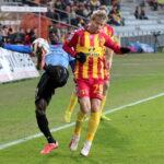 12.12.2014 Kielce. Fragment meczu TMobile Ekstraklasy Korona Kielce - Cracovia. / Krzysztof Żołądek / Radio Kielce