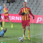 12.12.2014 Kielce. Fragment meczu TMobile Ekstraklasy Korona Kielce - Cracovia. / Krzysztof Żołądek / Radio Kielce