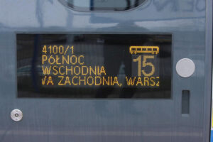 Odjazd pierwszego pociągu Pendolino ze stacji Włoszczowa Północ / Robert Felczak / Radio Kielce