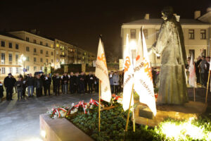 13.12.2014 Kielce. W Kielcach odbyły się uroczystości, upamiętniające ofiary komunistycznego reżimu. / Wojciech Habdas / Radio Kielce