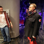 21.11.2014 Kielce. Dziennikarze Radia Kielce, wraz z Olkiem Klepaczem nagrywali teledysk do tegorocznej Pastorałki. / Wojciech Habdas / Radio Kielce