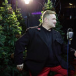 21.11.2014 Kielce. Dziennikarze Radia Kielce, wraz z Olkiem Klepaczem nagrywali teledysk do tegorocznej Pastorałki. / Wojciech Habdas / Radio Kielce