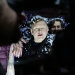 21.11.2014 Kielce. Dziennikarze Radia Kielce, wraz z Olkiem Klepaczem nagrywali teledysk do tegorocznej Pastorałki. / Wojciech Habdas / Radio Kielce