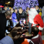 21.11.2014 Kielce. Dziennikarze Radia Kielce, wraz z Olkiem Klepaczem nagrywali teledysk do tegorocznej Pastorałki. / Wojciech Habdas / Radio Kielce