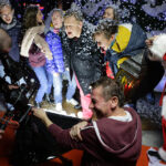 21.11.2014 Kielce. Dziennikarze Radia Kielce, wraz z Olkiem Klepaczem nagrywali teledysk do tegorocznej Pastorałki. / Wojciech Habdas / Radio Kielce