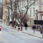 1.12.2014 Kielce. Nowe latarnie na ul. Jana Pawła II / Wojciech Habdas / Radio Kielce