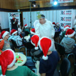 6.12.2014 Kielce. Słuchowisko "Anioł w supermarkecie" w studiu Gram Radia Kielce. / Wojciech Habdas / Radio Kielce