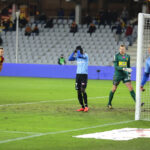 12.12.2014 Kielce. Fragment meczu TMobile Ekstraklasy Korona Kielce - Cracovia. / Wojciech Habdas / Radio Kielce