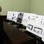 Konkurs na przystanki autobusowe. Podczas konferencji zaprezentowano wszystkie propozycje konkursowe. / rep. Wojciech Habdas / Radio Kielce