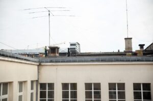03.12.2014 Remont WDK - na dachu pojawił się rekuperator / Stanisław Blinstrub / Radio Kielce