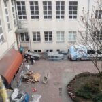 03.12.2014 Remont WDK - widok na dziedziniec / Stanisław Blinstrub / Radio Kielce