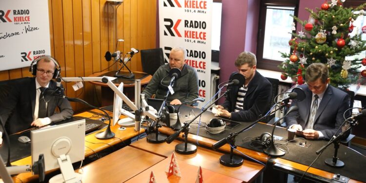 21.12.2014 Studio Polityczne Radia Kielce / Stanisław Blinstrub / Radio Kielce