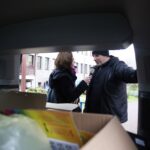 23.12.2014 Dary dla Domu Samotnej Matki i Ofiar Przemocy w Wiernej Rzece - Iwona Murawska rozmawia z Markiem Wtorkiem / Stanisław Blinstrub / Radio Kielce