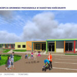 Wizualizacja budynku nowego przedszkola w Skarżysku Kościelnym