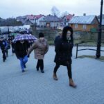 Protest przed kościołem w Gowarczowie (12 stycznia 2014) / Wojciech Habdas / Radio Kielce