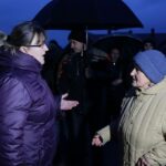 Protest przed kościołem w Gowarczowie (12 stycznia 2014) / Wojciech Habdas / Radio Kielce