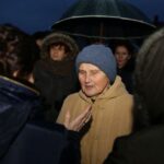 Protest przed kościołem w Gowarczowie (12 stycznia 2014) / Wojciech Habdas / Radio Kielce