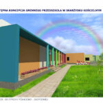 Wizualizacja budynku nowego przedszkola w Skarżysku Kościelnym