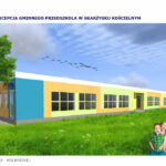 Wizualizacja budynku nowego przedszkola w Skarżysku Kościelnym