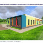 Wizualizacja budynku nowego przedszkola w Skarżysku Kościelnym