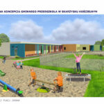 Wizualizacja budynku nowego przedszkola w Skarżysku Kościelnym