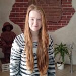 08.01.2015 Aleksandra Jeziorska, uczennica gimnazjum nr 2 w Skarżysku-Kamiennej / Daniel Lenart / Radio Kielce